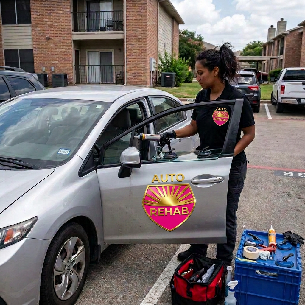 Side window replacement — Irving